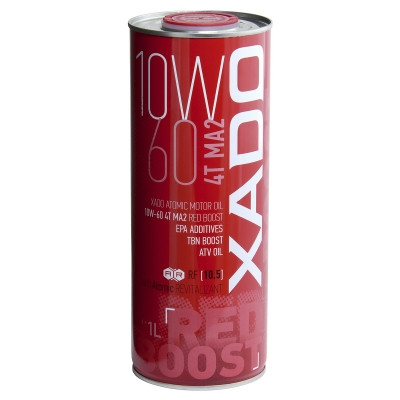 XADO 10W-60 4T MA2 RED BOOST motorolaj