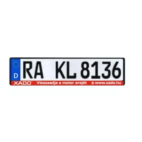 Xado rendszámtábla keret