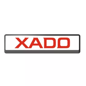 Xado aumínium rendszámtábla (fehér)