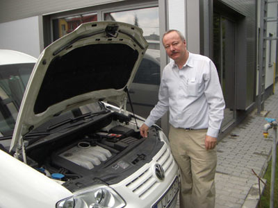 VW Caddy 1,9 kezelése xado diesel géllel